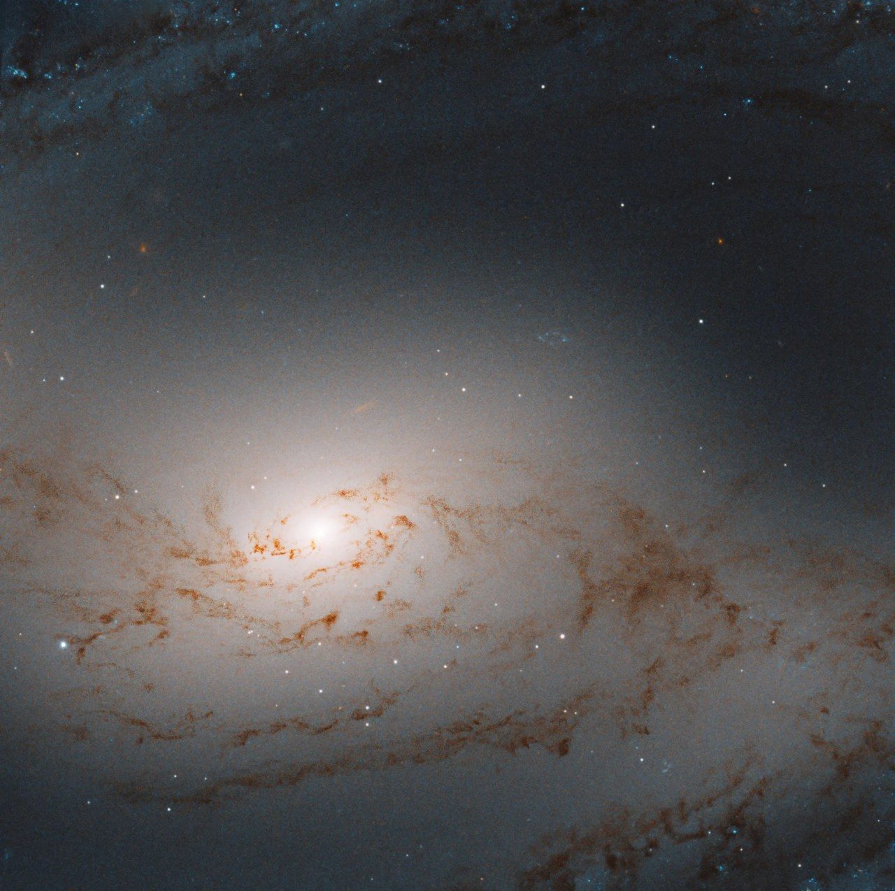 Hubble observation of NGC 3992