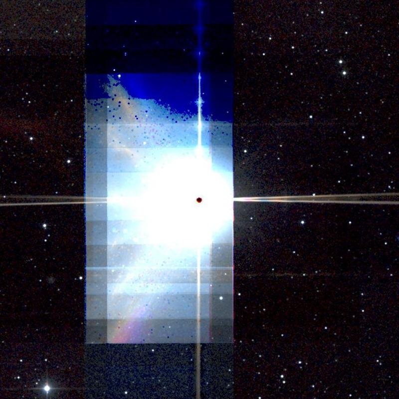 2MASS near-infrared telescope survey centred on Aldebaran