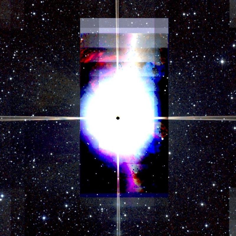 2MASS near-infrared telescope survey centred on Antares