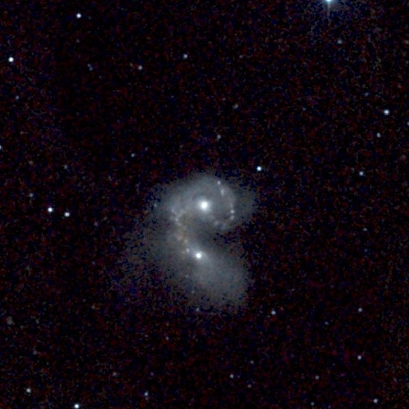2MASS near-infrared telescope survey centred on Antennae Galaxies