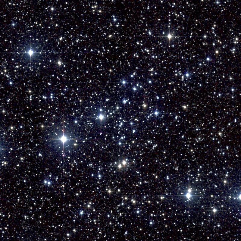 2MASS near-infrared telescope survey centred on Caldwell 75
