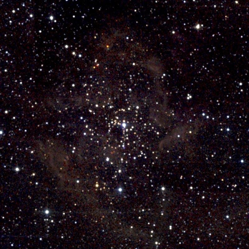 2MASS near-infrared telescope survey centred on Cocoon Nebula