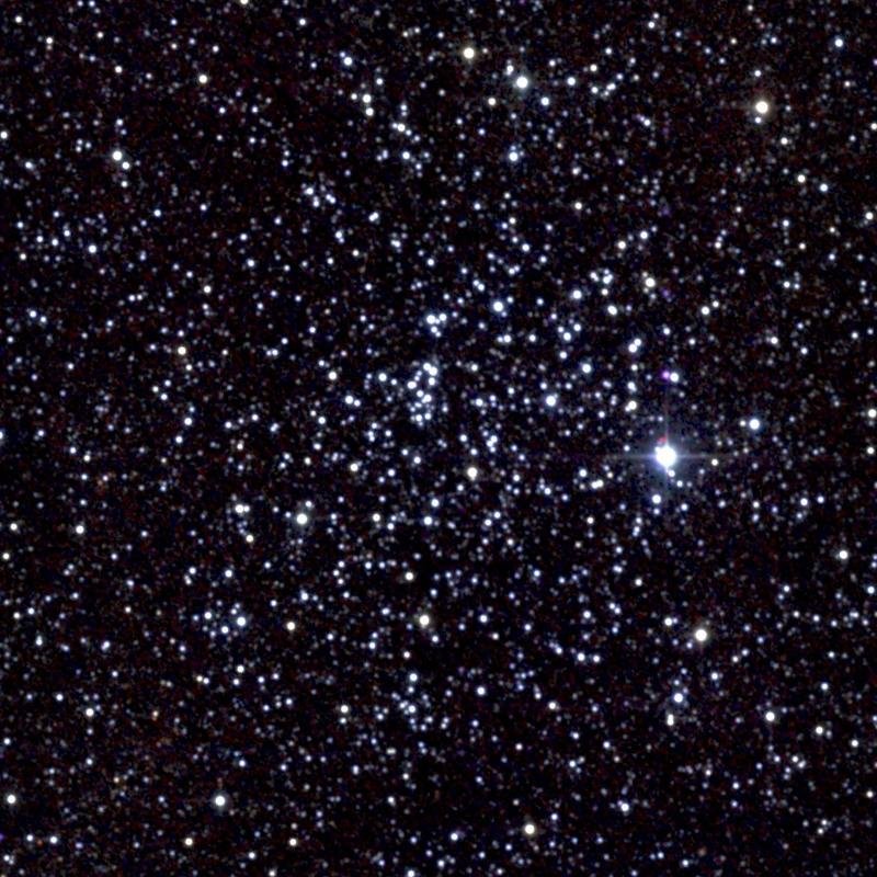 2MASS near-infrared telescope survey centred on Messier 52