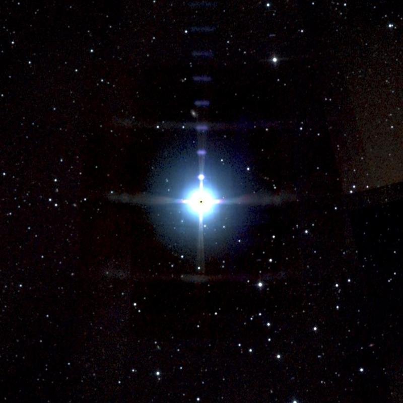 2MASS near-infrared telescope survey centred on Polaris