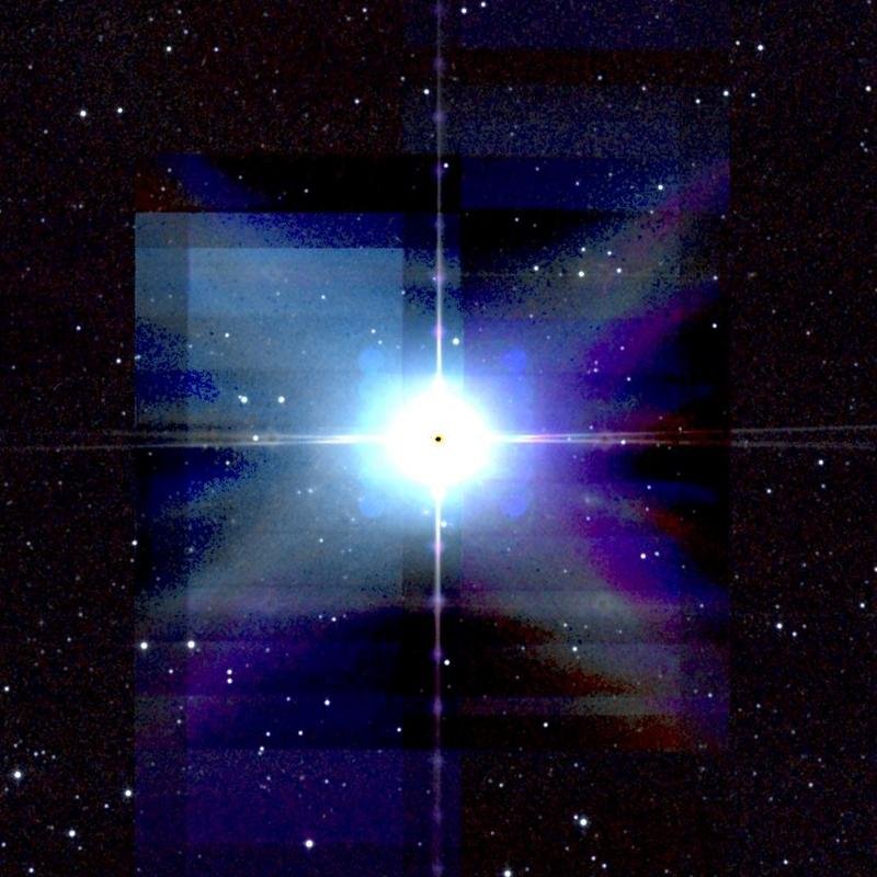 2MASS near-infrared telescope survey centred on Pollux