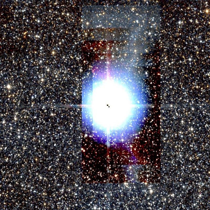 2MASS near-infrared telescope survey centred on Rigil Kentaurus