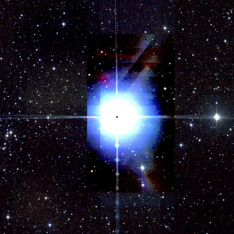 2MASS near-infrared telescope survey centred on Sirius