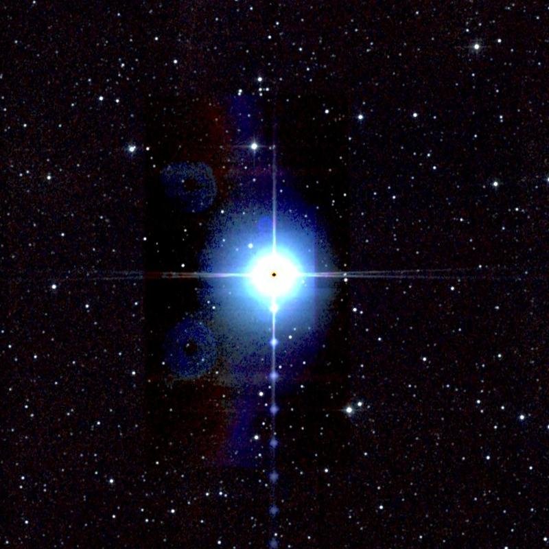 2MASS near-infrared telescope survey centred on Vega