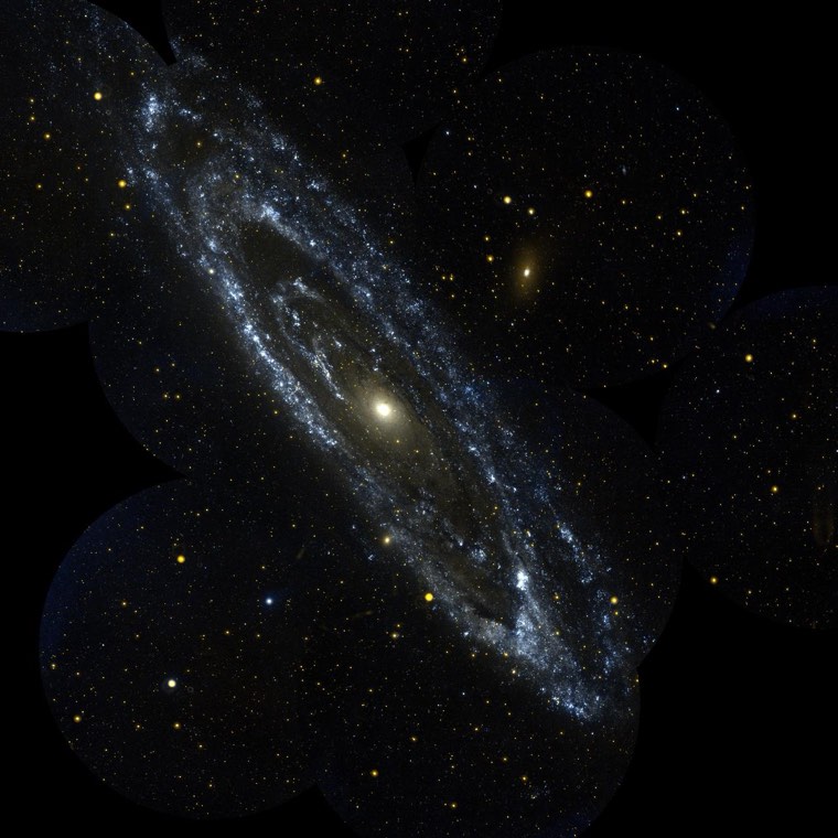 GALEX · Andromeda in ultraviolet