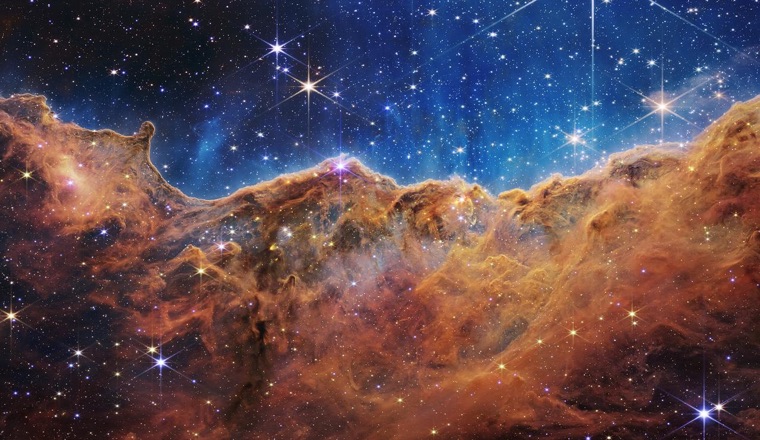 Webb · Cosmic Cliffs in infrared