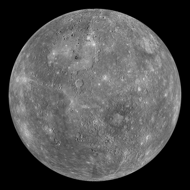 MESSENGER · Mercury globe