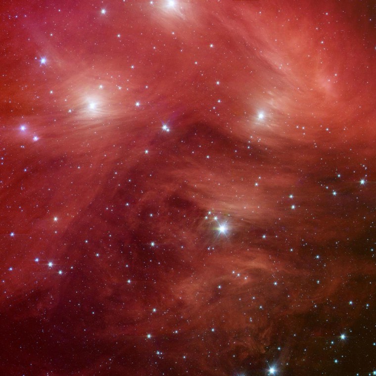 Spitzer · Pleiades in infrared